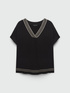 T-Shirt mit Ethno-Stickerei image number 5