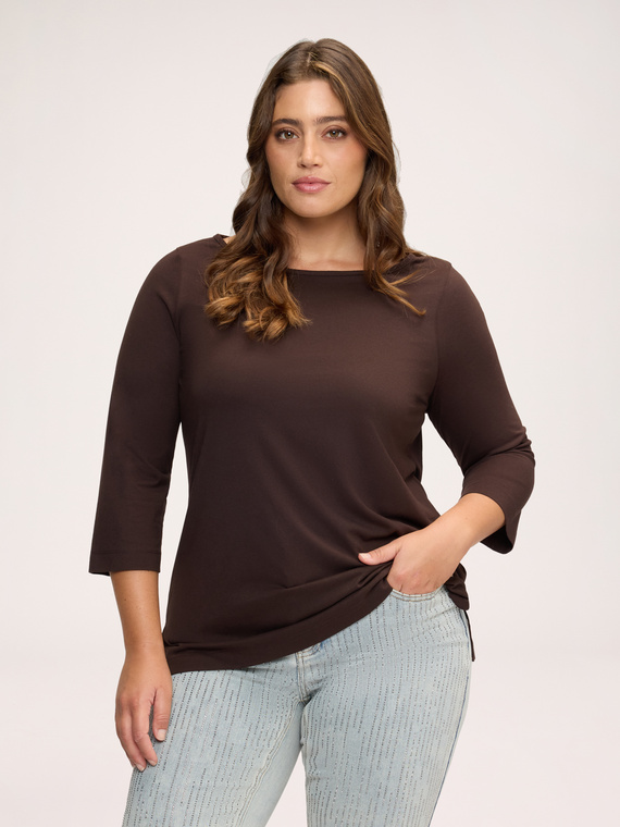 Boat neck t-shirt