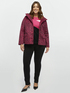Two-tone winter jacket with hood image number 0