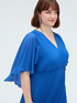 DREAM dress in pleated georgette image number 3