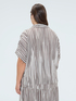 Striped viscose blouse image number 1