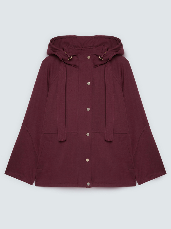Parka de pa&ntilde;o con capucha