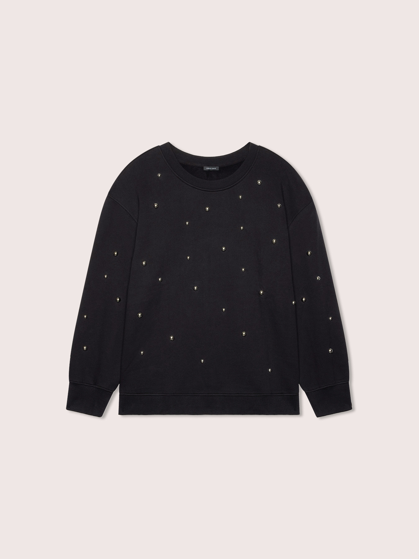 Sweatshirt with bead embellishments image number 4