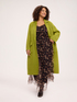 Long animal-print tulle dress image number 4