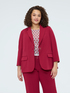 Blazer with detachable shirt-effect cuff image number 1
