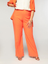 Flowing viscose straight-leg trousers image number 2