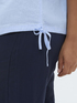 Mixed linen T-shirt image number 3