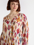 Ikat print blouse image number 3
