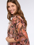 Kimono aus Cr&ecirc;pe mit Paisley-Druck. image number 2