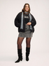 Steppjacke aus Scuba-Material mit Rippstrickkragen image number 2