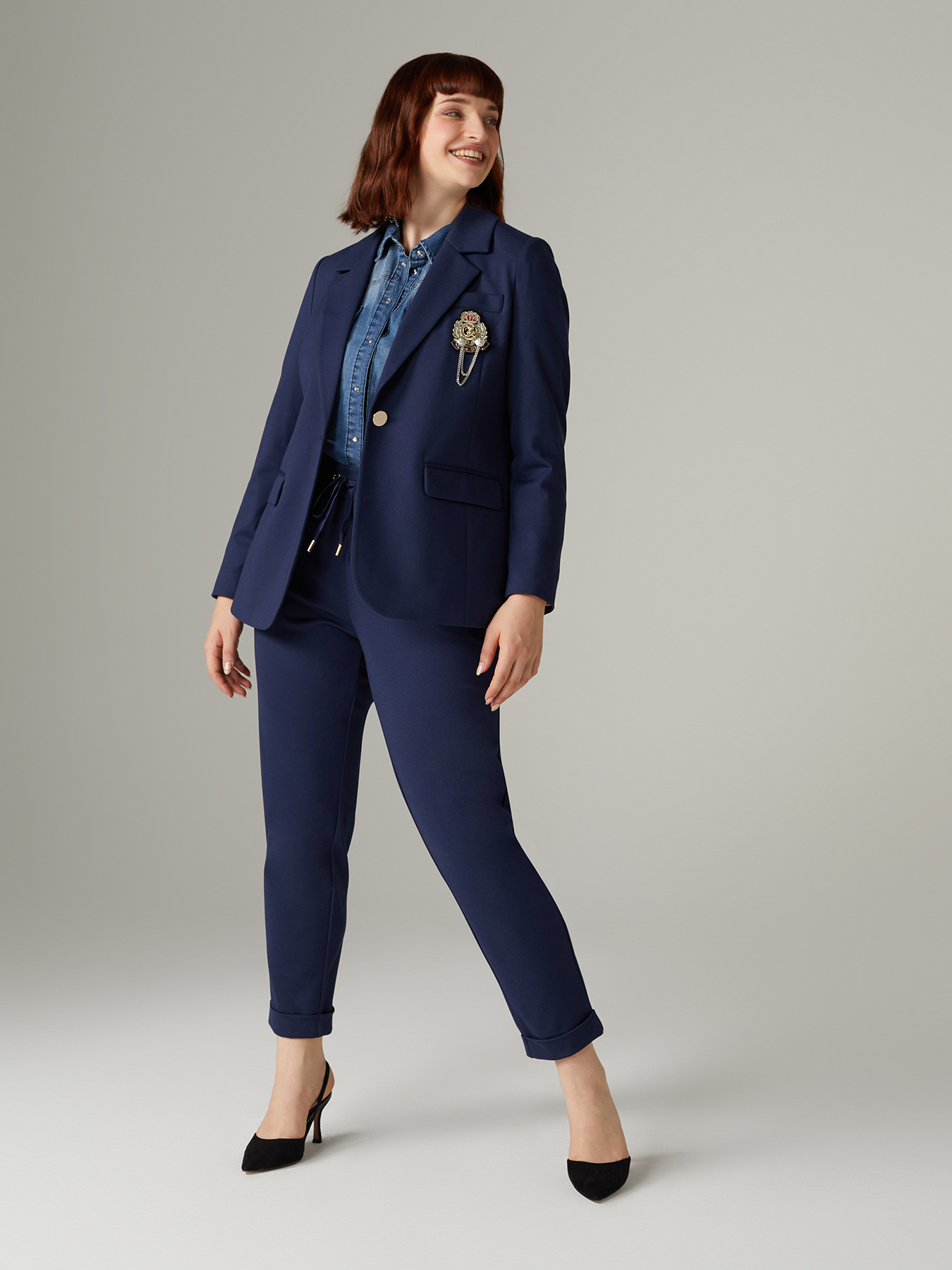 Blazer avec broche en viscose LENZING&trade; ECOVERO&trade; image number 5