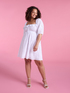 Kurzes Kleid aus St. Galler Spitze image number 1