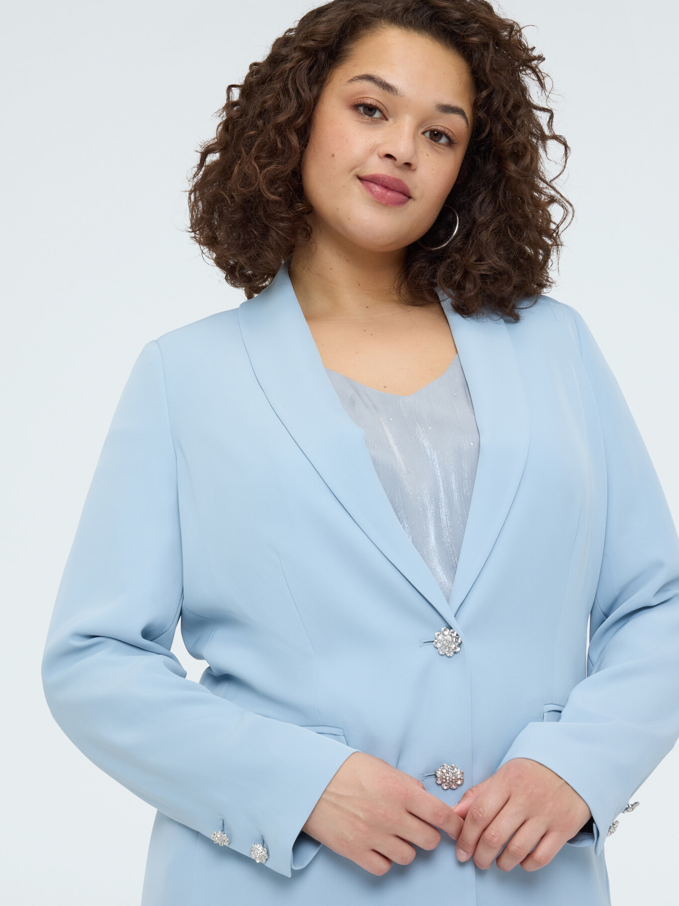 Blazer mit Schmuckkn&ouml;pfen image number 3