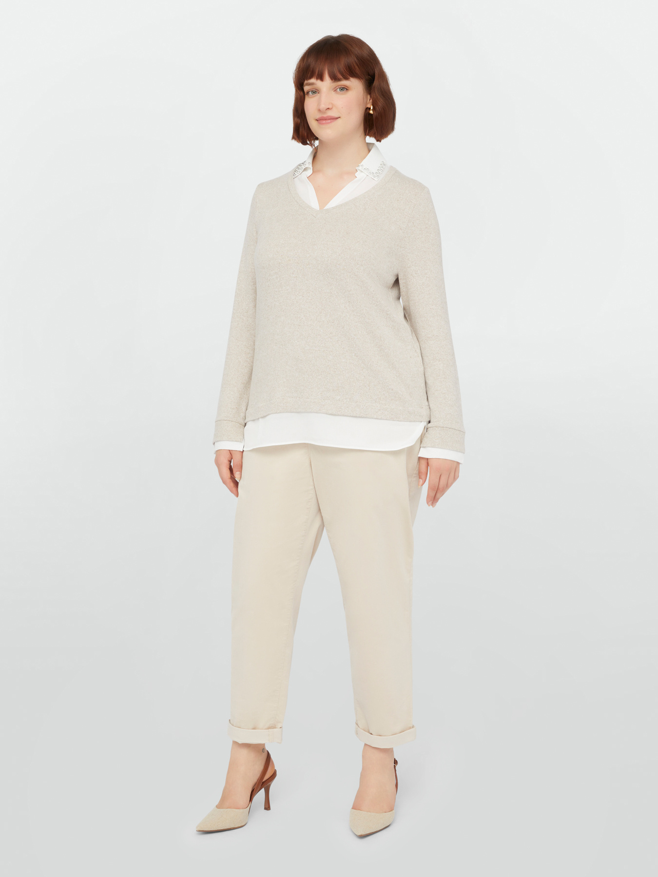 Barrel corduroy trousers image number 2