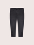 Cropped jeans with rhinestone appliqu&eacute;s image number 4