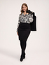 Blusa con stampa floreale e colletto image number 2