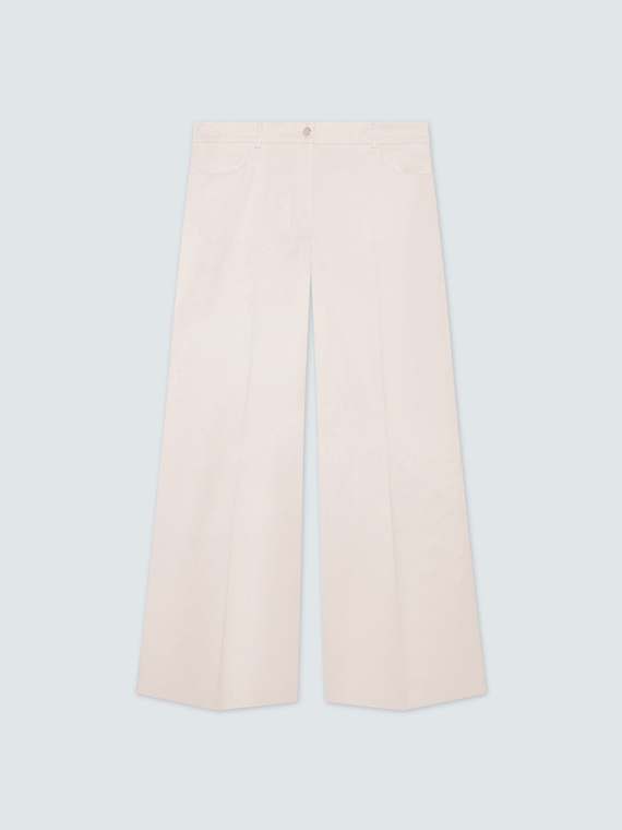 Pantalon &agrave; jambes larges