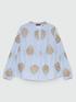 Bluse mit Ethno-Stickereien image number 4