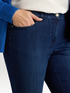 Jean skinny d&eacute;lavage bleu image number 3