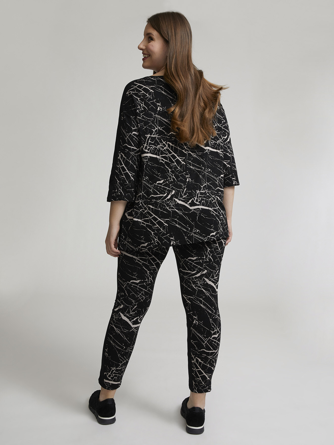 Leggings "GO." stampati image number 1