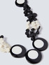 Black&amp;white necklace image number 1