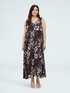 Long V-neck dress image number 2