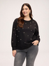 Sweatshirt with bead embellishments image number 0