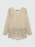 T-shirt en jersey lurex avec superpositions image number 4