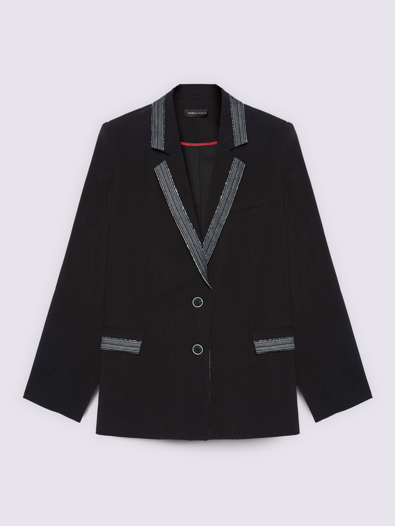 Blazer with shiny details image number 5