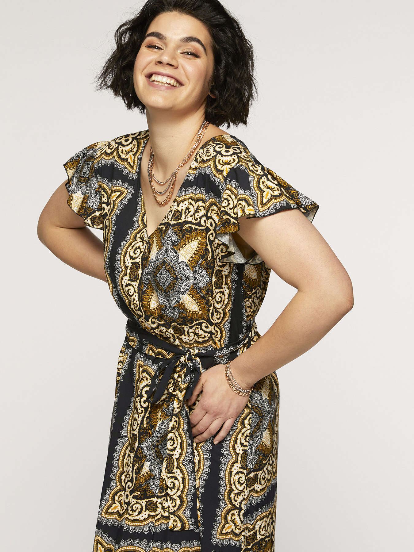 Vestido con estampado bandana image number 2