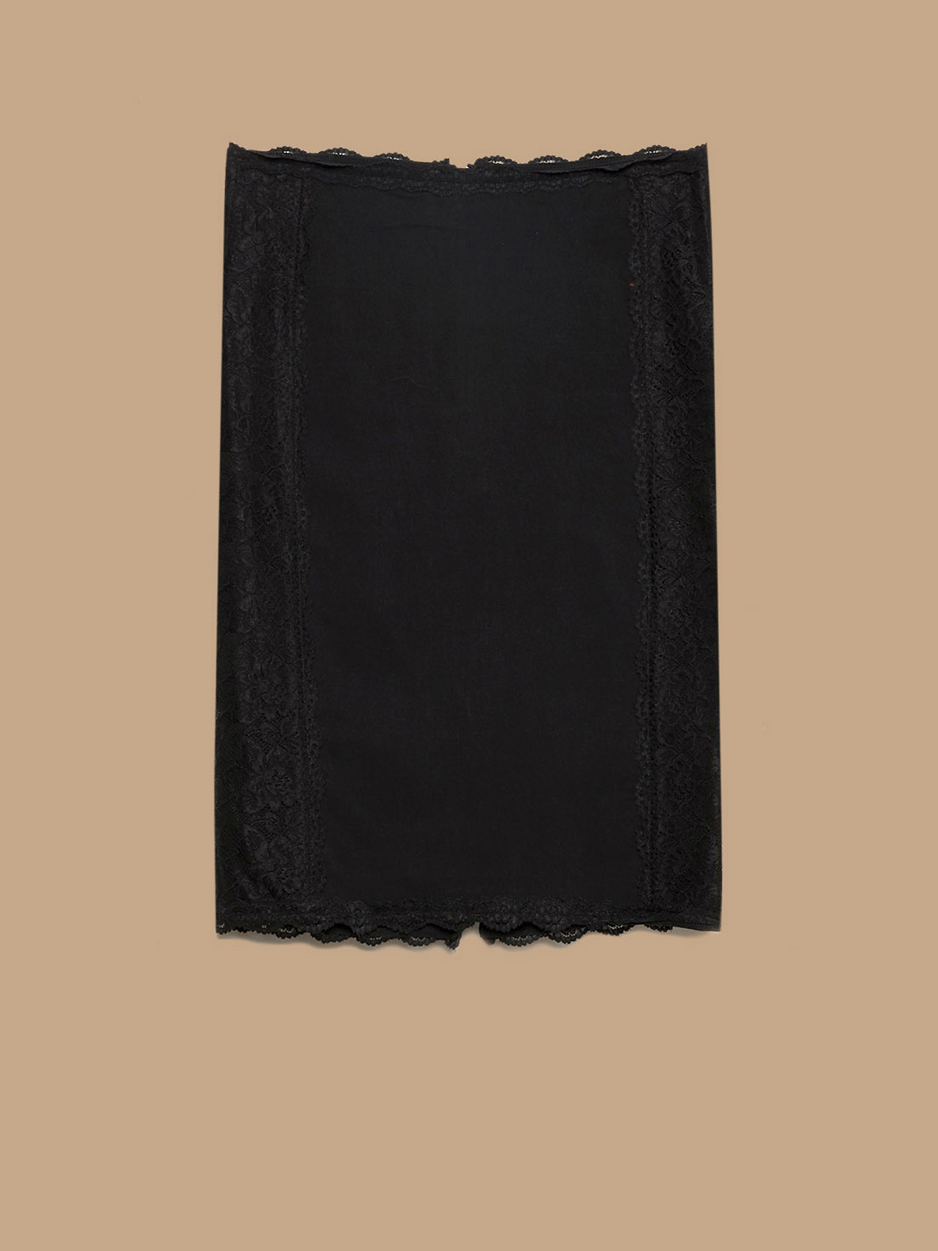 Gonna con bordi in pizzo image number 3