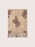 Langer Schal mit Blumenprint image number 1