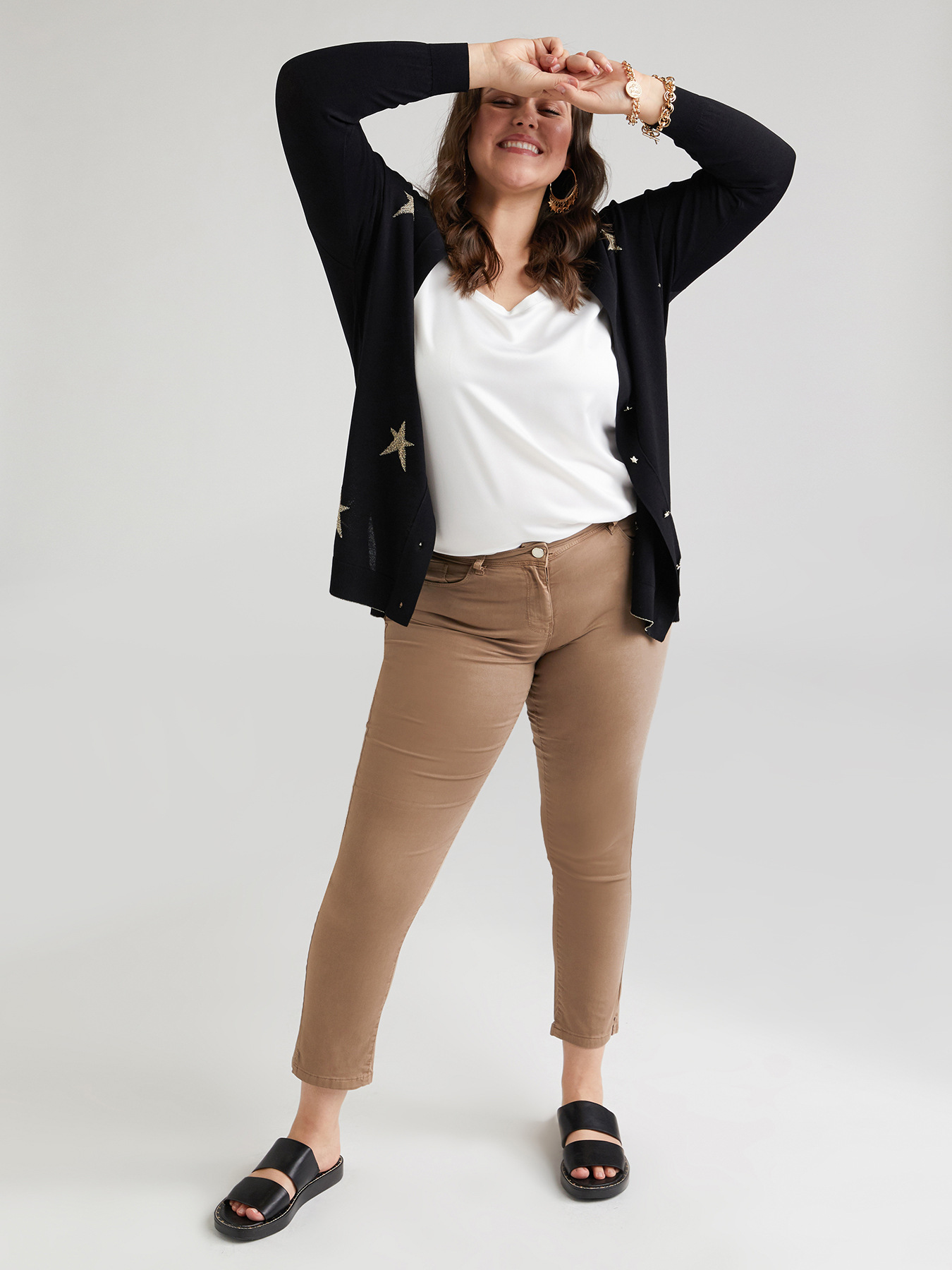 Pantaloni skinny push up Giada image number 2