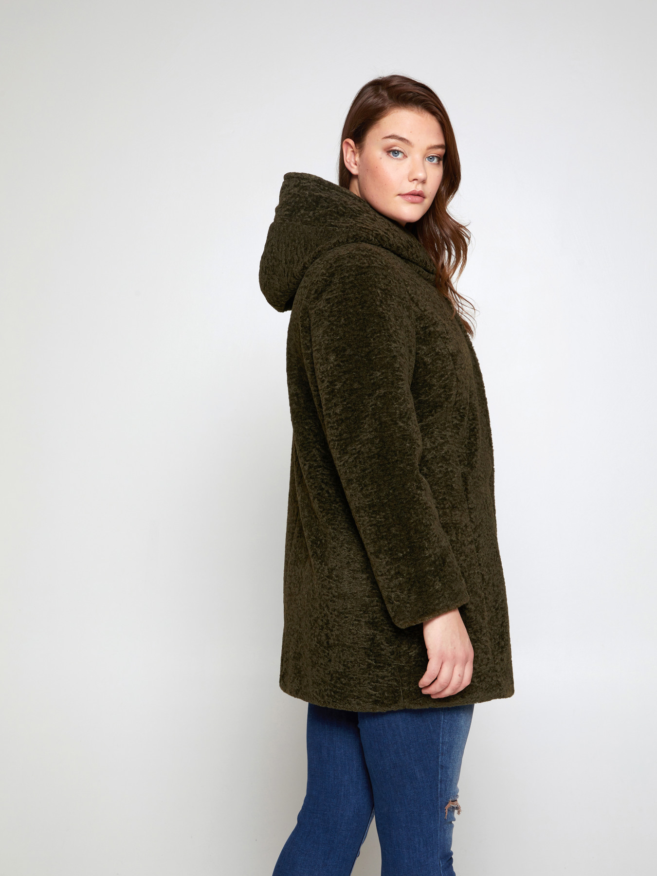 Cappotto effetto pelliccia image number 1