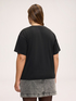 Oversized T-shirt with print and appliqu&eacute;s image number 1