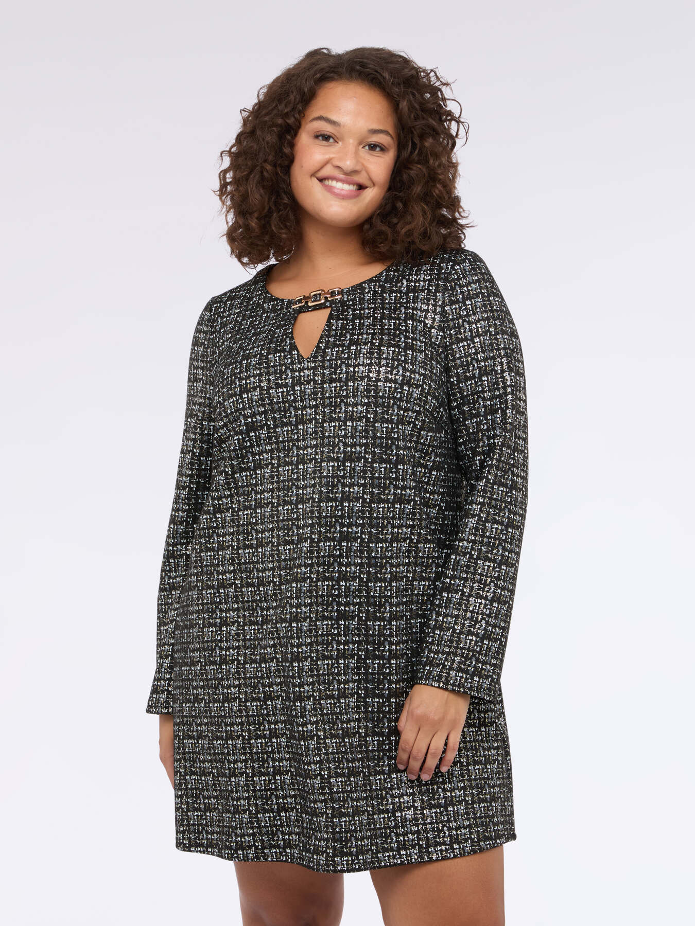 Short A-line dress image number 3