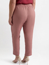 Pantaloni con bordi ricamati image number 1