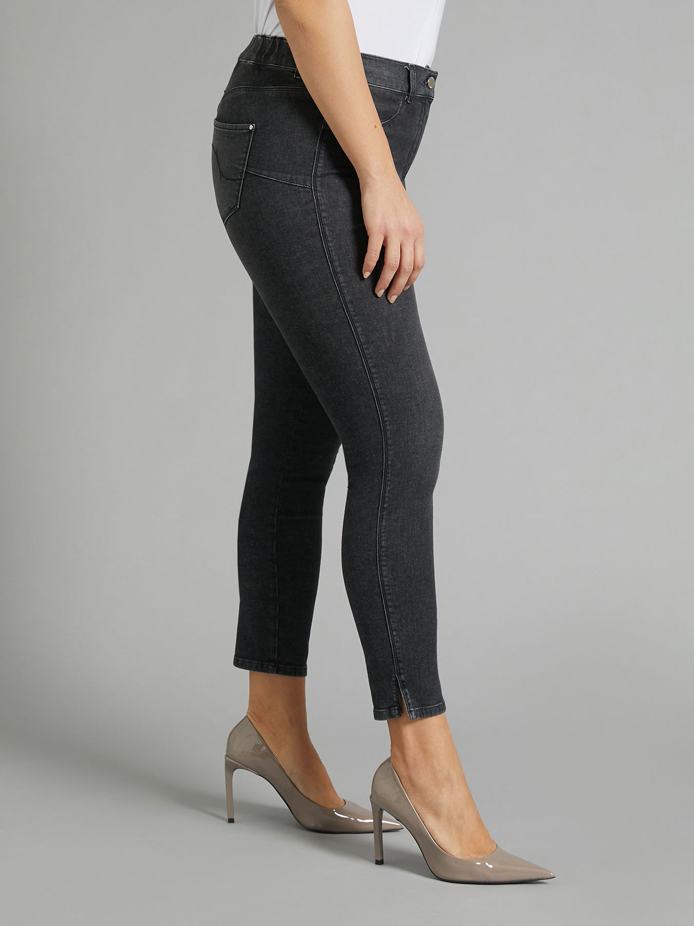 Jeggings push up Opale neri image number 3