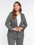 Blazer in tessuto gessato image number 0