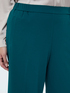 Pantalones Wide Leg en tejido stretch image number 3