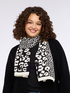 Scarf with spotted print image number 0
