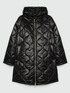 Long down jacket with hood image number 0
