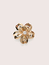 Golden flower brooch image number 1