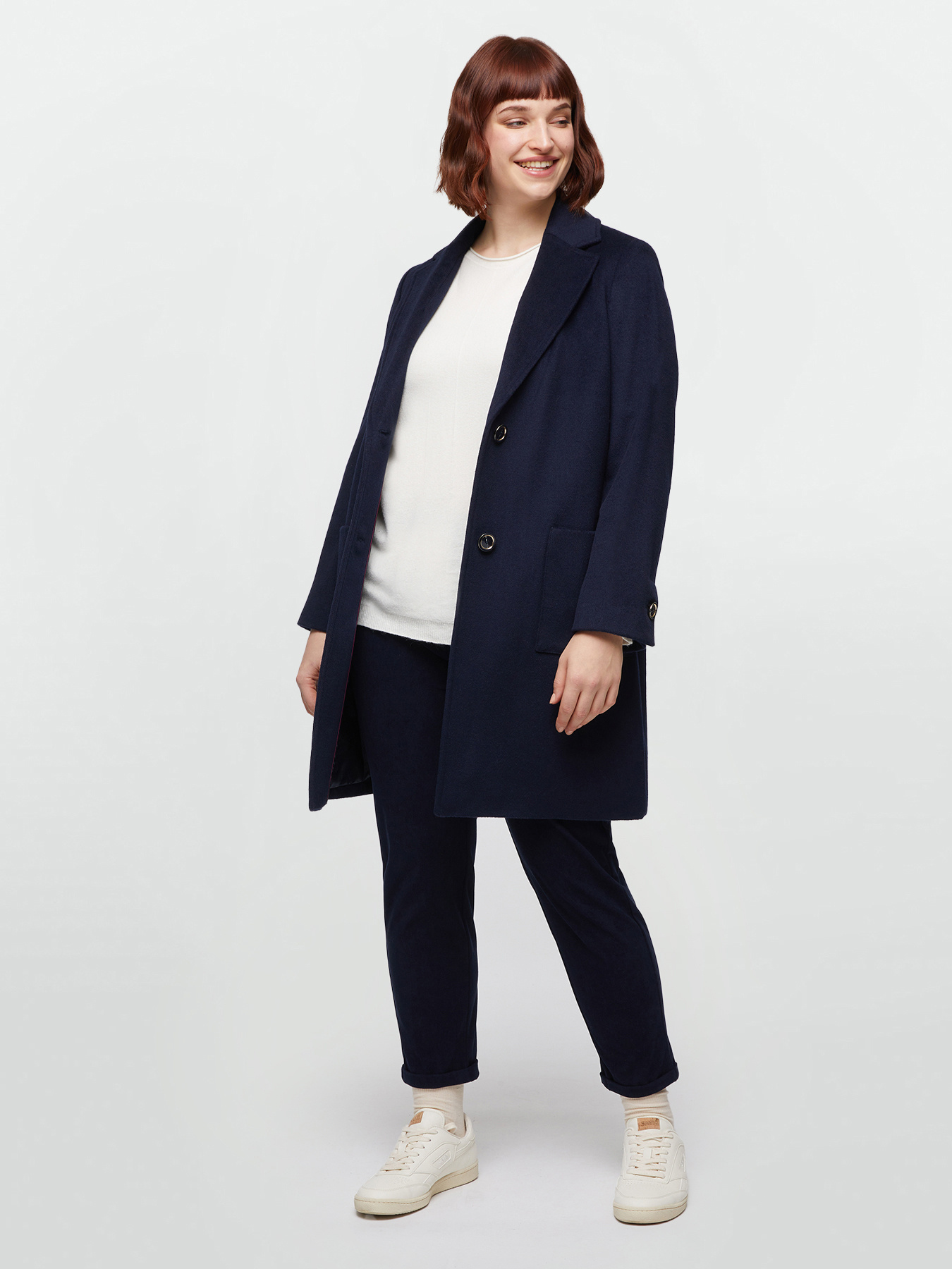 Striped velvet trousers image number 3