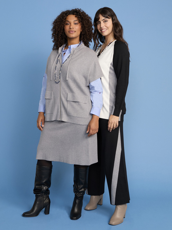 Gilet avec zip et maxi poches