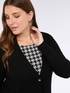 Cardigan in misto viscosa image number 3