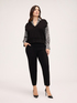 Fine-knit viscose blend joggers image number 2