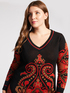 Pullover mit ethnischen Mustern image number 2