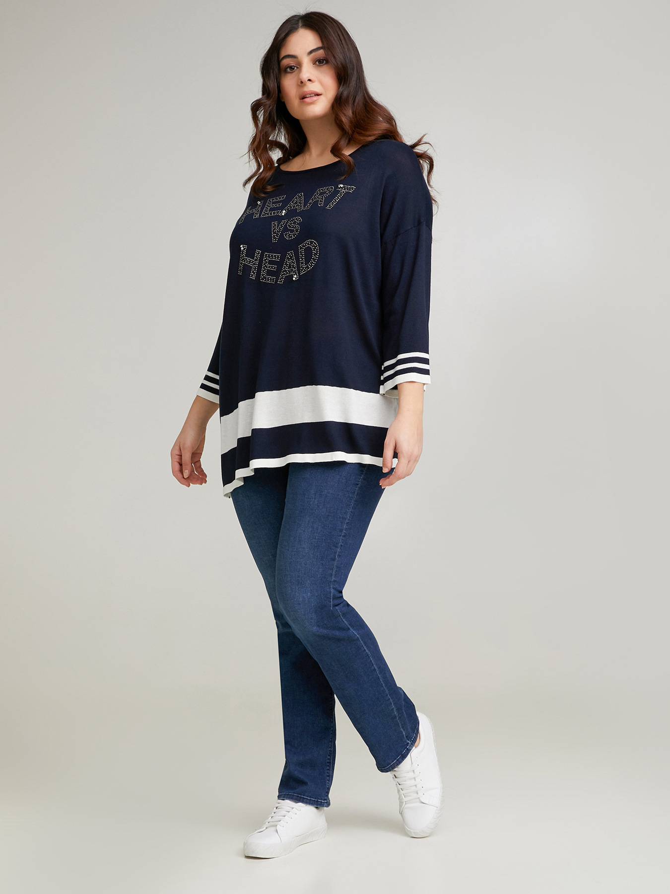 Jeans regular push up Smeraldo image number 0