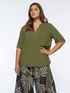 Blusa de viscosa con escote de pico image number 0